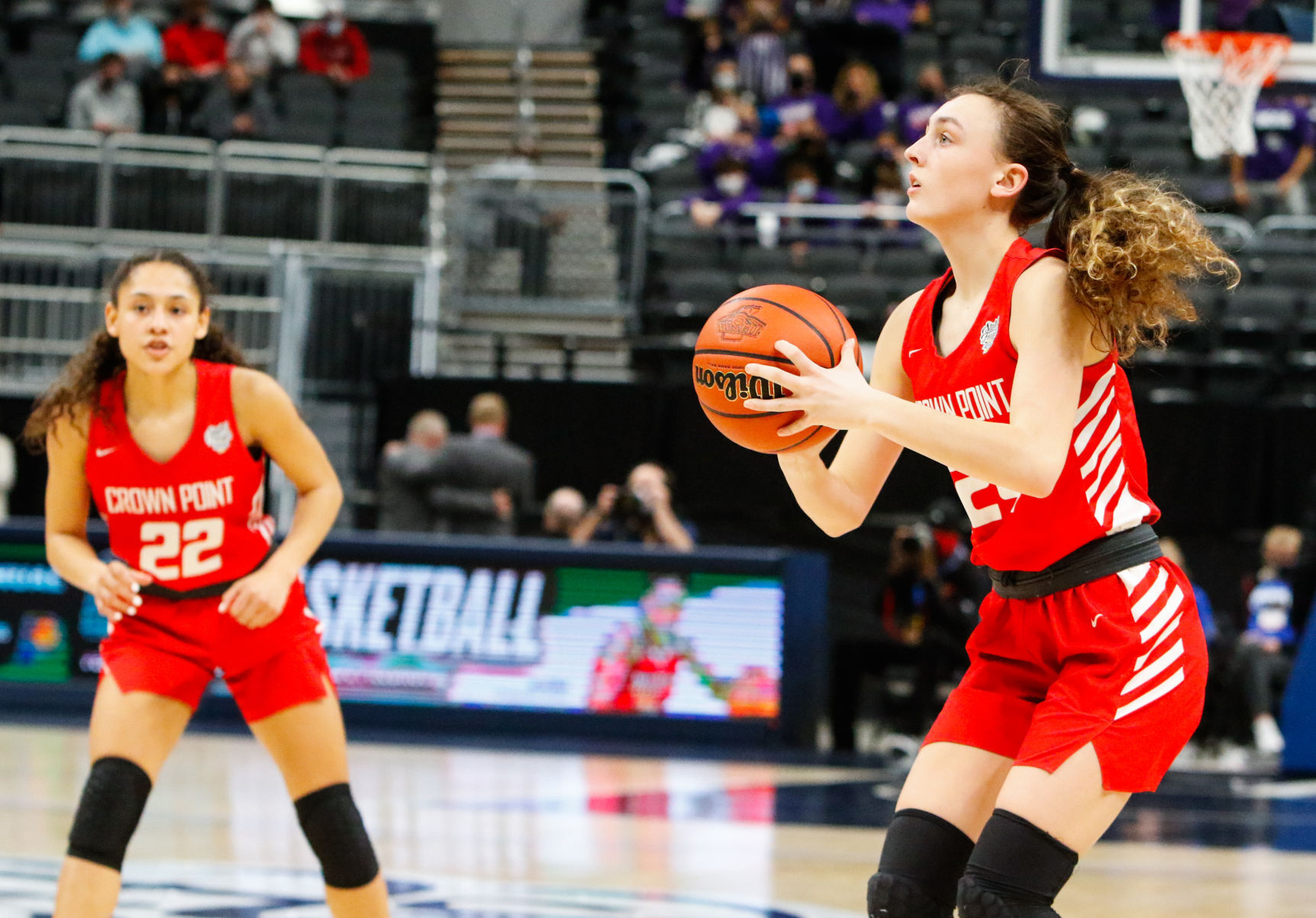 Gallery: 4A girls basketball state final - Crown Point vs. Brownsburg